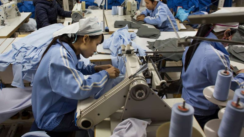Garment factory in Vietnam