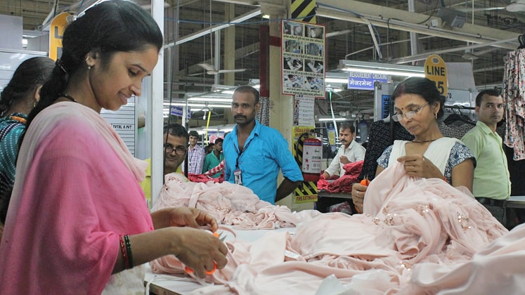 Apparel and textile exports